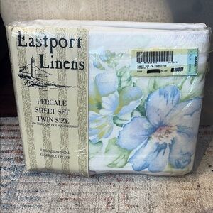Floral Twin Sheet Set Vintage New in Package